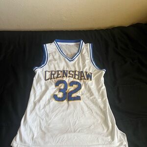 White and Blue Sports Jersey